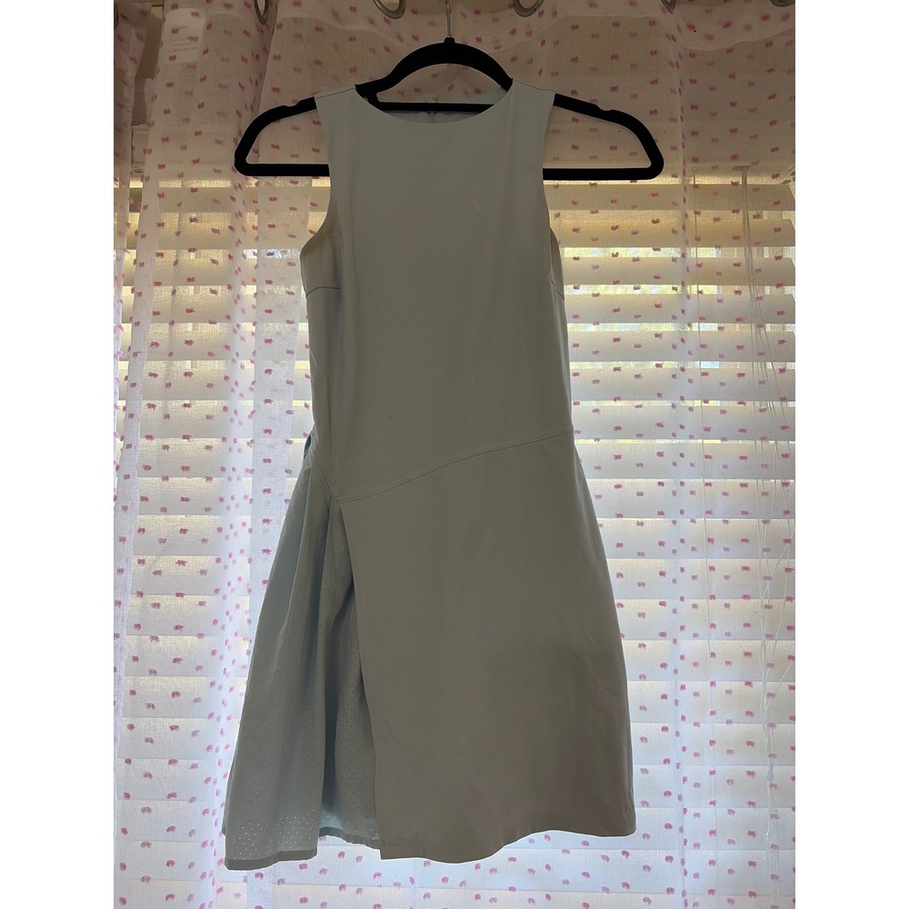 Lululemon Light Blue Sleeveless Athletic Tennis Dress Racerback Mini